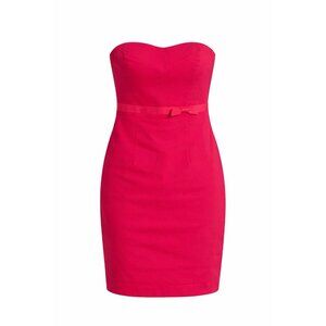 Express Hot Pink Strapless Stretch Dress Size 4